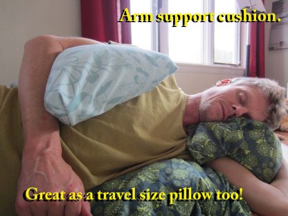 Millet hull arm support pillow.