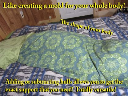 Millet body pillows! Conforms to your body.
