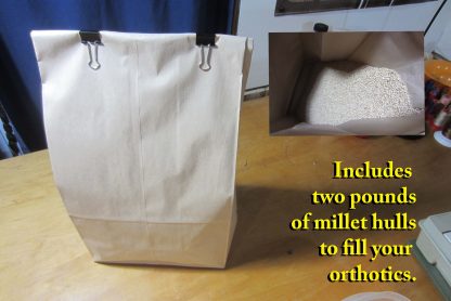 Includes two pounds of millet hulls. Asheville NC orthotics - Burnsville NC orthotics