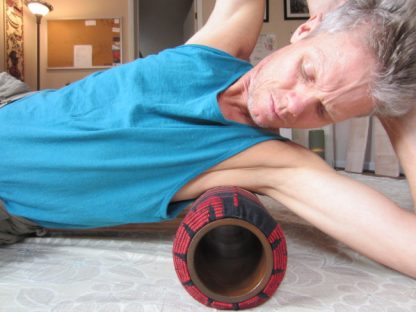 Wooden rollers for tight sore shoulders!