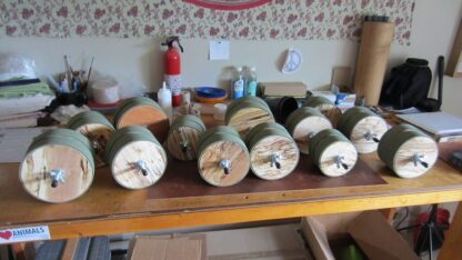 Wooden back rollers 5-20-2025