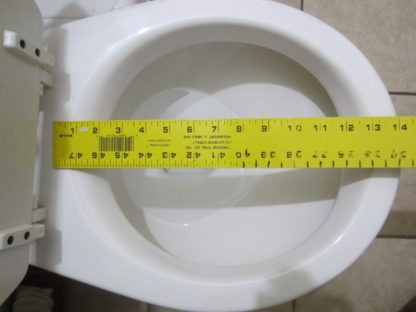 Squatting toilet platform measurements front to back of bowl.