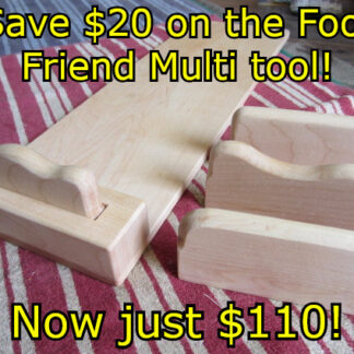 Wooden foot massage tools from Brett's Natural Health! The Foot Friend Multi Tool can massage the pain out of your feet!