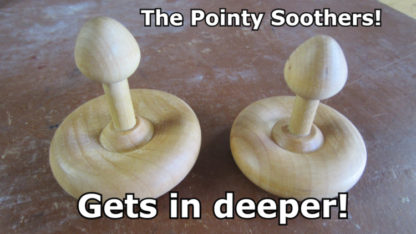 The new pointy Soother massage tool can get in deeper.