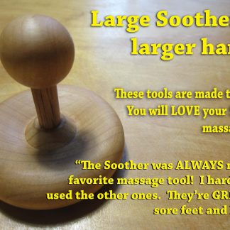 The Large Soother massage tool for larger hands.