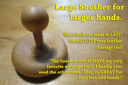The Large Soother massage tool for larger hands.