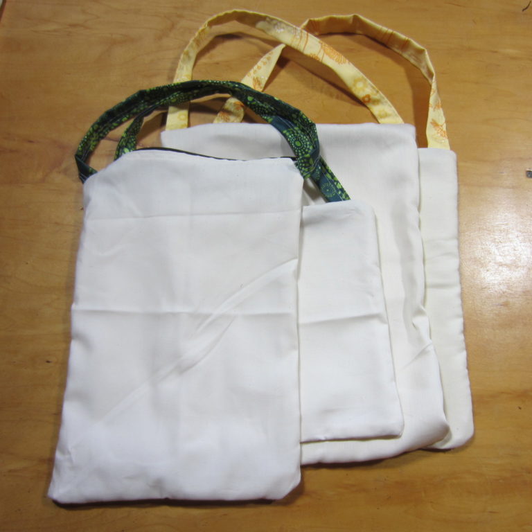 Organic clothe food bags for produce and bulk foods!