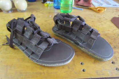 All natural sandals with built in orthotics and zero drop soles.