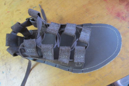 All natural sandals with built in orthotics and zero drop soles.