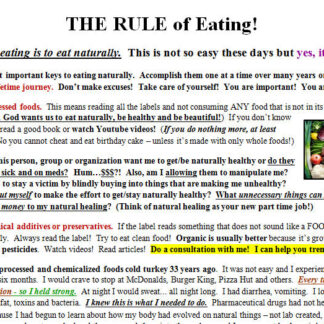 The Rule of Eating Download Free!