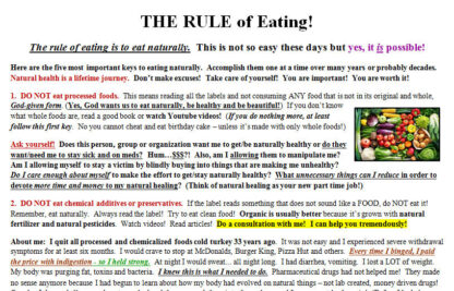 The Rule of Eating Download Free!